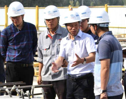 保安全 保穩(wěn)定 喜迎黨的十九大——公司領(lǐng)導(dǎo)赴項目一線進(jìn)行安全檢查