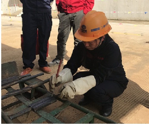 公司女職工在集團2017年焊工技能競賽中喜獲佳績