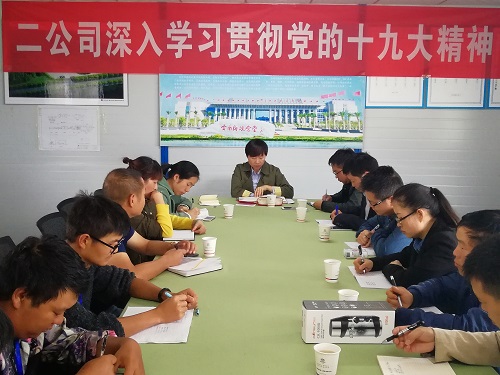 公司領(lǐng)導(dǎo)到項(xiàng)目講黨課