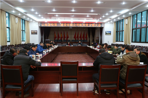 公司機關黨支部組織召開支部黨員大會