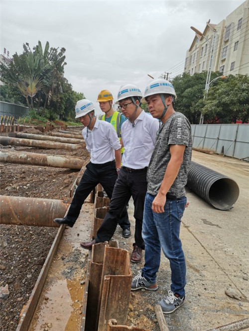 萬向遵調(diào)研第十二直管部芒市中心城區(qū)綜合管廊PPP一期建設(shè)項目