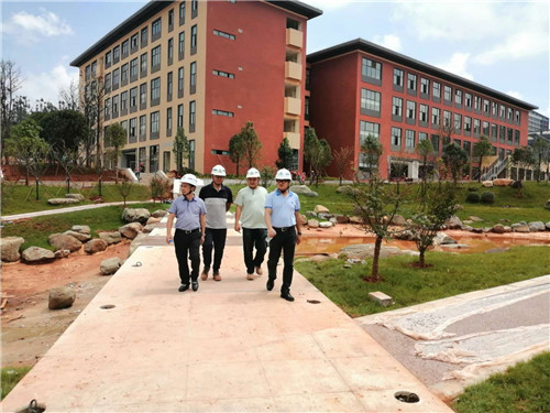 萬向遵、陳本員調(diào)研云南財經(jīng)大學(xué)安寧校區(qū)建設(shè)項目