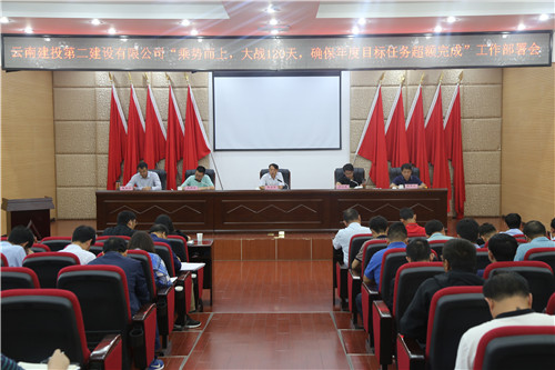 【大戰(zhàn)120天】公司召開“乘勢而上，大戰(zhàn)120天，確保年度目標(biāo)超額完成”工作部署會