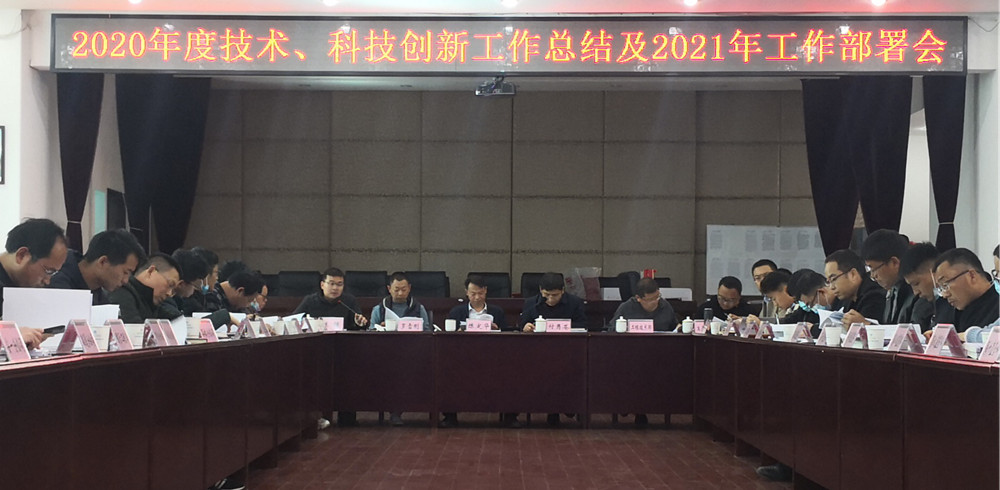 【公司要聞】公司召開2020年度技術(shù)、科技創(chuàng)新工作總結(jié)及2021年工作部署會(huì)