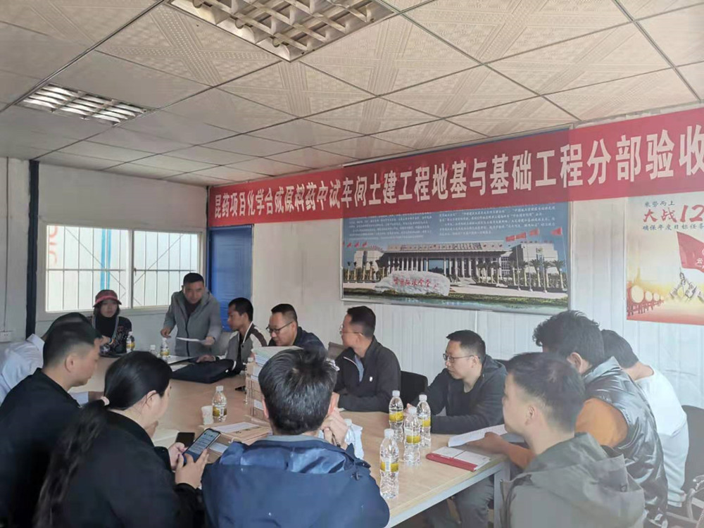 【大干春季】昆藥生物科技園項(xiàng)目順利通過地基與基礎(chǔ)分部工程驗(yàn)收