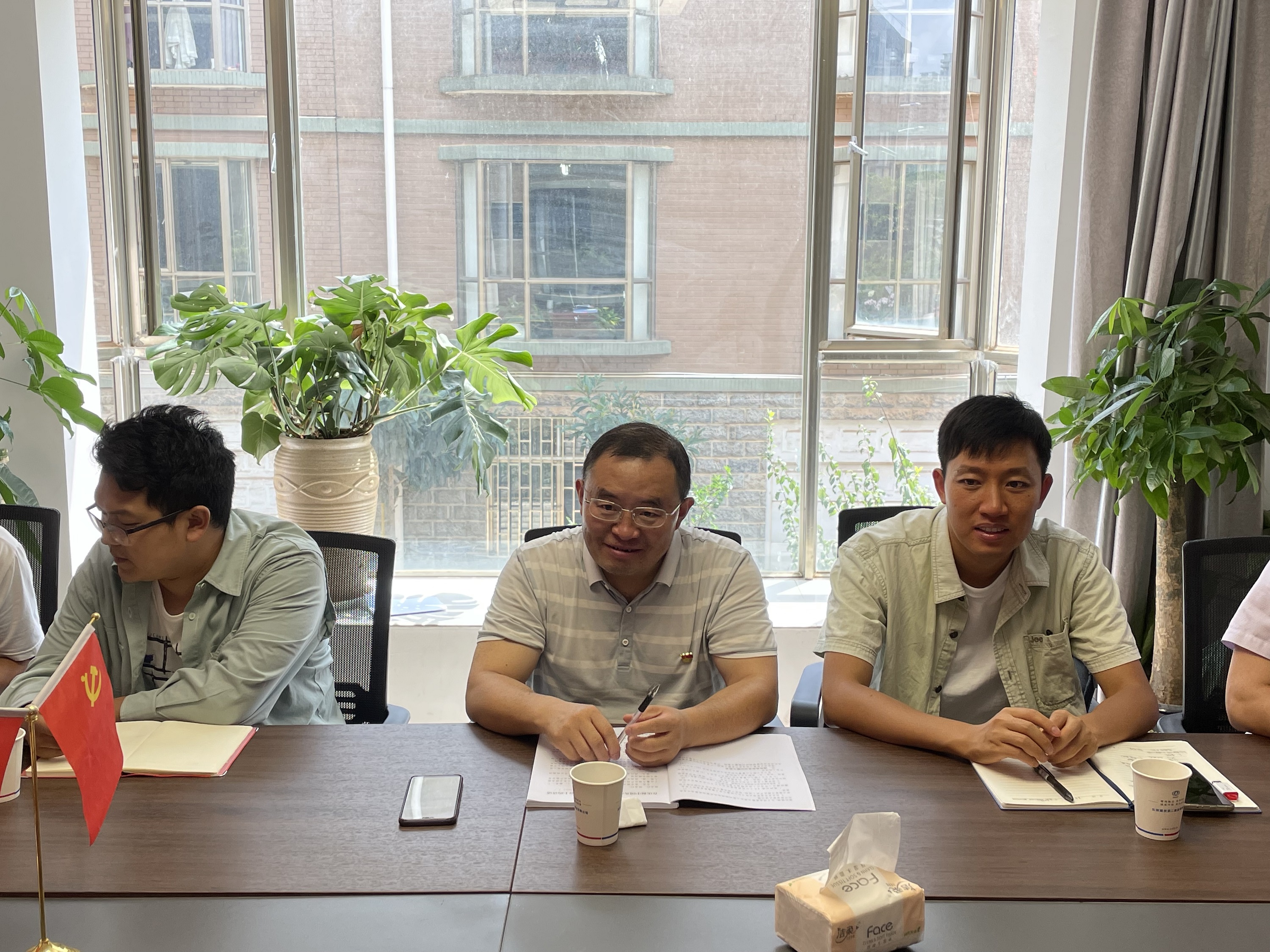 【學史悟思】公司領(lǐng)導為分管單位黨支部講黨課