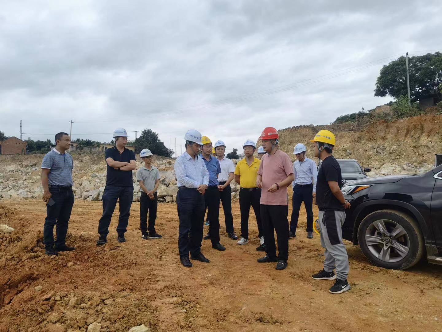 【調(diào)研檢查】交通廳王勇一行調(diào)研指導永金高速項目