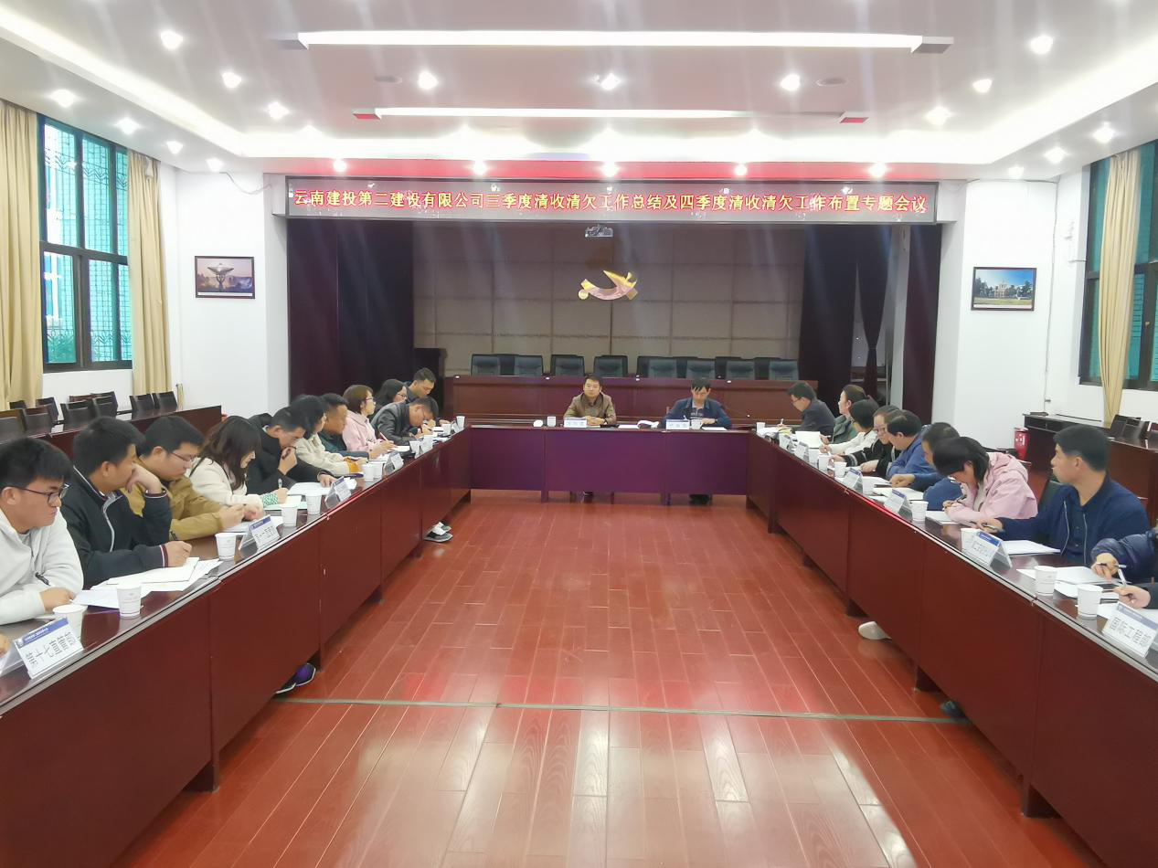 【公司動態(tài)】公司召開清收清欠工作專題會議